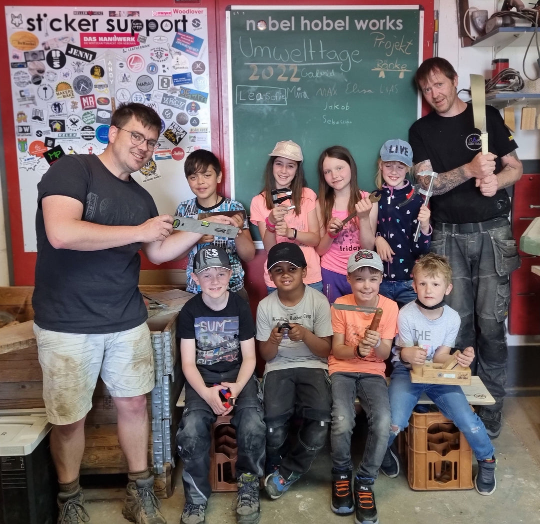 Werkstattbesuch von der Grundschule Longkamp